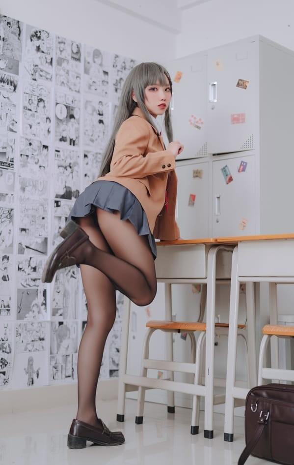 果咩酱w NO.043 麻衣校服[30P-434M]