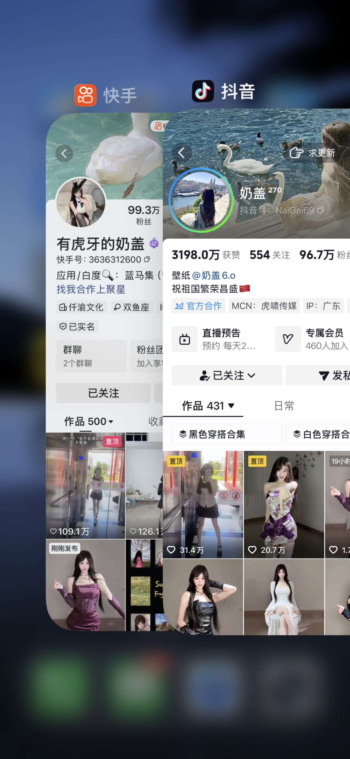 虎牙奶盖 合集