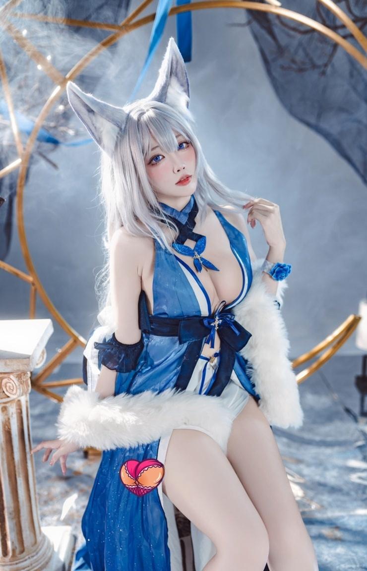 宫本桜 – 碧蓝航线 信浓 胧月十夜-最佳coser